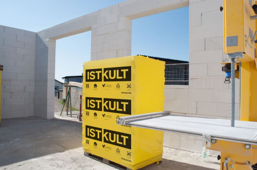 Газобетонные блоки Istkult D500 625х250х100 перегородочные