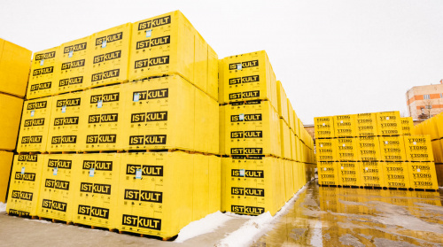 Газобетонные блоки Istkult Егорьевск D500 625х100х200 перегородочные