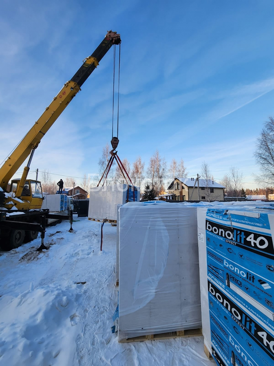 Газобетонные блоки Бонолит Малоярославец D400 625х200х200 стеновые